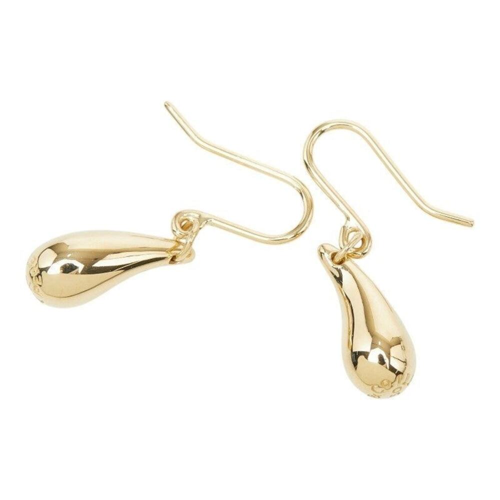 Tiffany & Co. Elsa Peretti Teardrop Hook Earrings 18K Yellow Gold